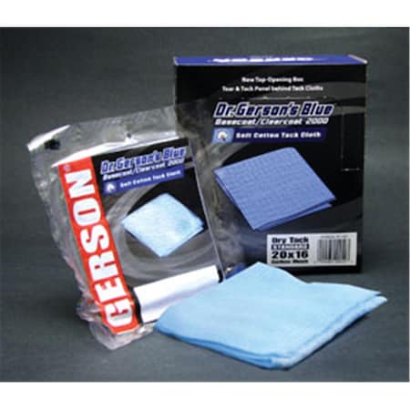 The Gerson Companies Gerson 20001B Tack Cloth - Light Tack; Blue Cotton; Economy 20 X 12 Mesh GER-20001B